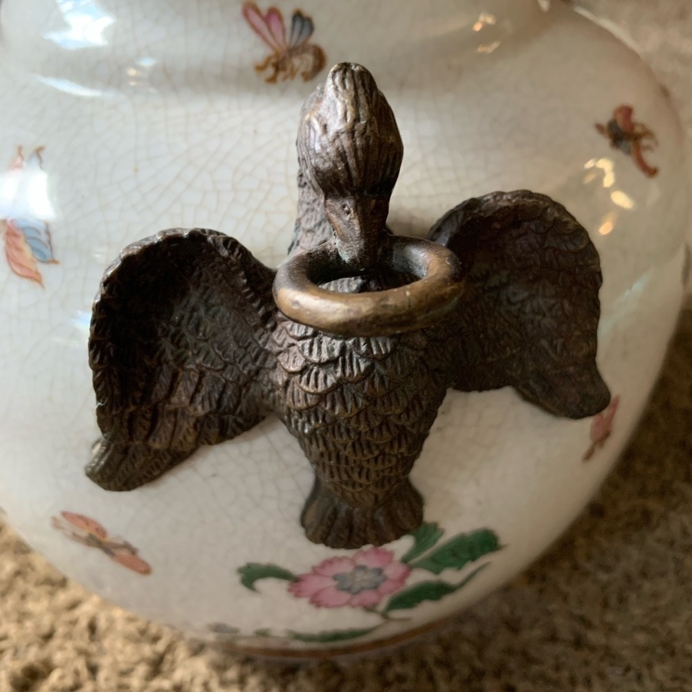 Vintage 1935 European Style Chinese Vase - Picture 5 of 8